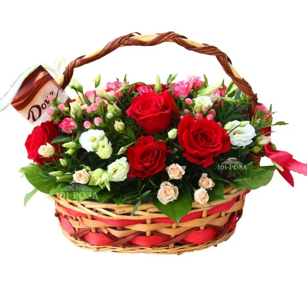 Корзина с цветами