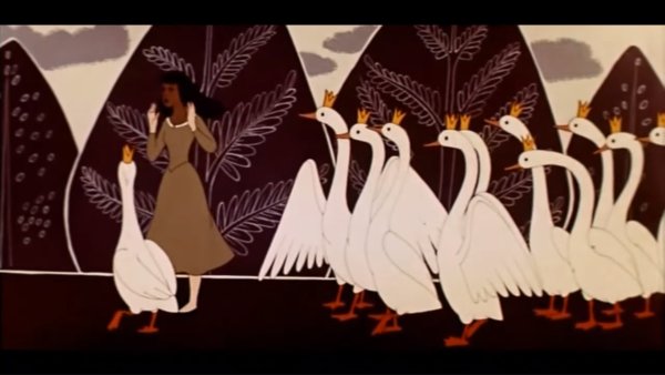 Дикие лебеди мультфильм 1987