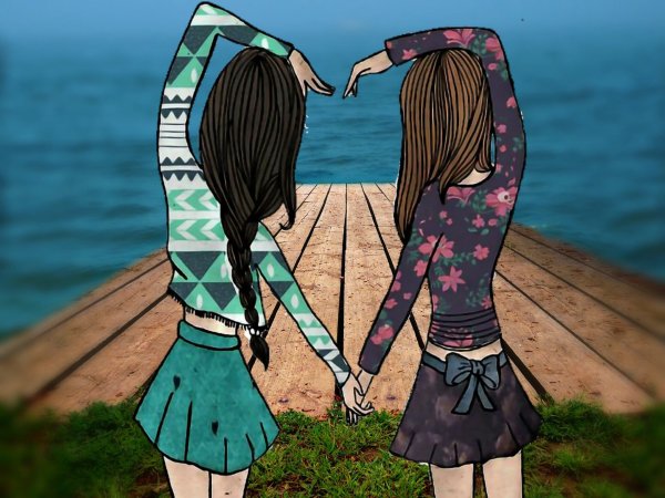 Рисунки КРУТЫХ подруг