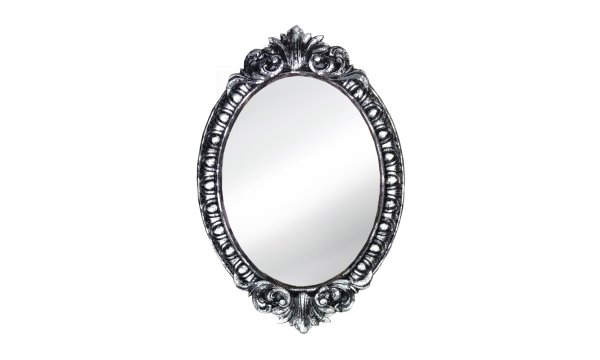 Зеркало «Дарлин» черная с серебром