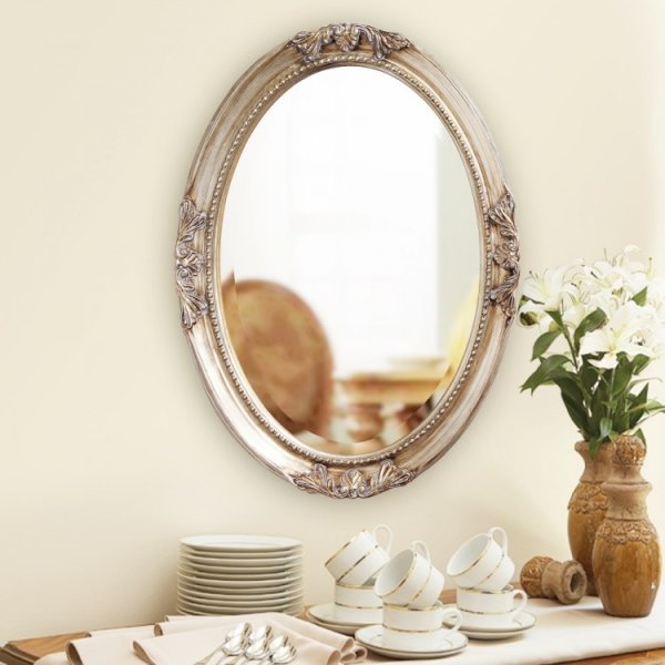 Зеркало Antique в раме Oval золото