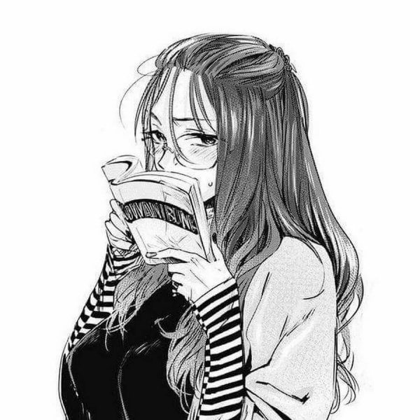 Аниме черно белое