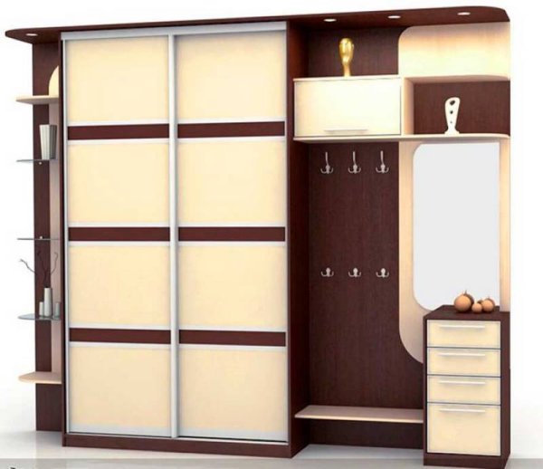 Шкаф-купе Версаль 8 с вешалкой