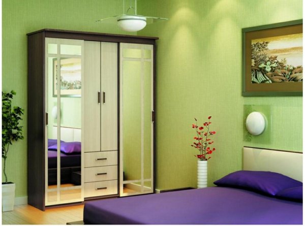 Шкаф-купе уют-3 (Пеликан)