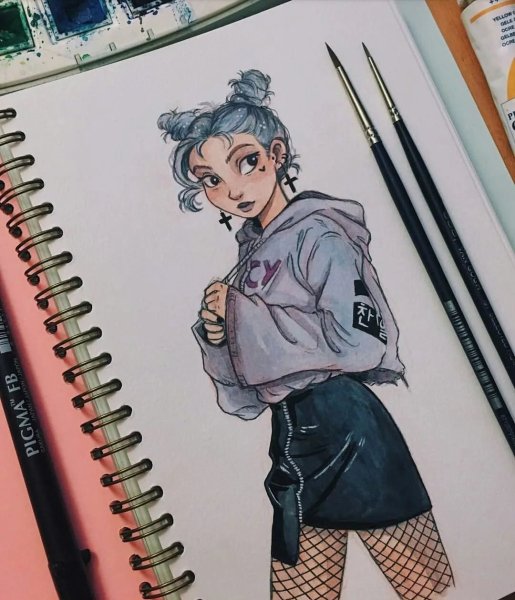 Крутые рисунки для скетчбука