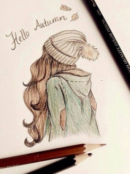 Идеи для скетчбука девушки