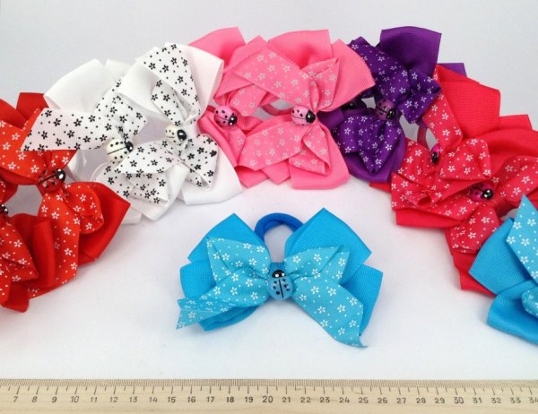 Резинка с бантиком