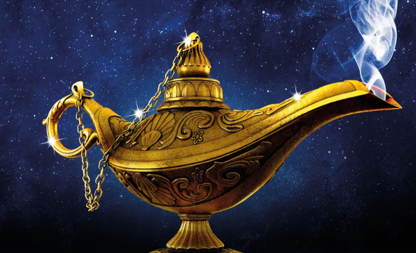 Лампа Аладдина Волшебная лампа арт