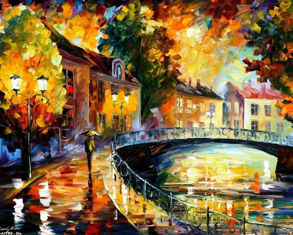 Леонид Афремов живопись Петербурга