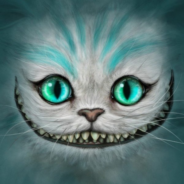Чеширский кот обои