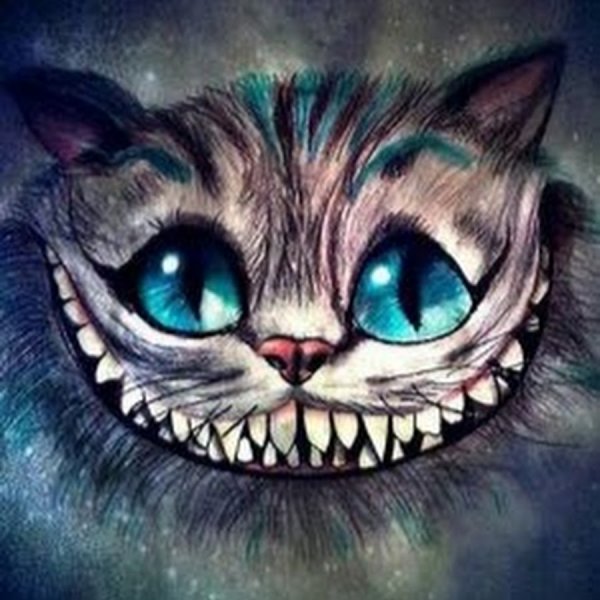 Чеширский кот из Алисы в стране чудес арт