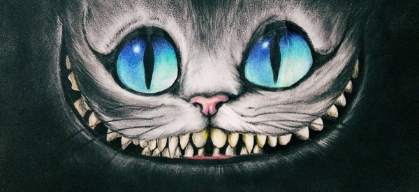 Чеширский кот из Алисы улыбка
