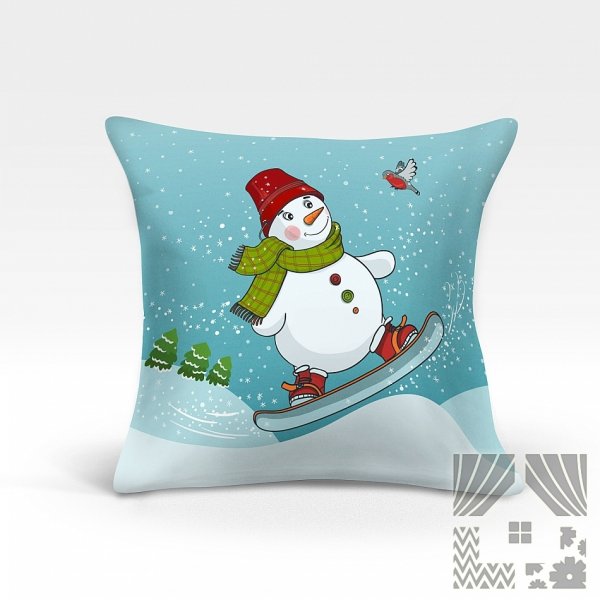 Подушки с новогодней тематикой