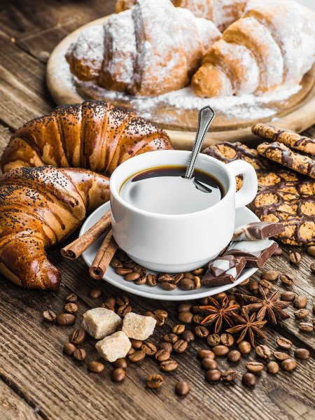 Кофе и выпечка