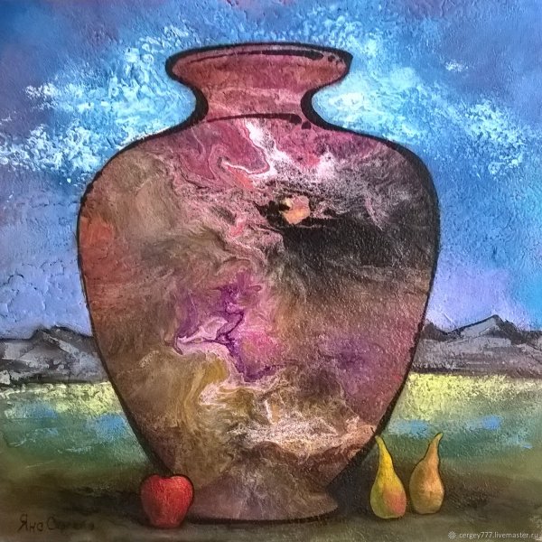 Кувшин с водой в пустыне