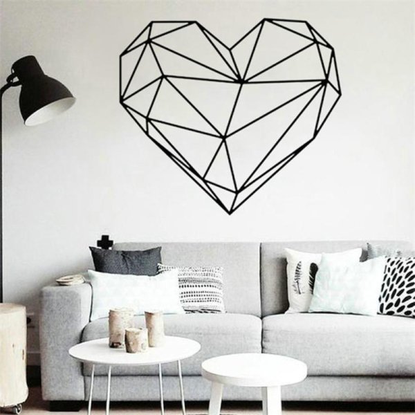 Геометрический декор стен