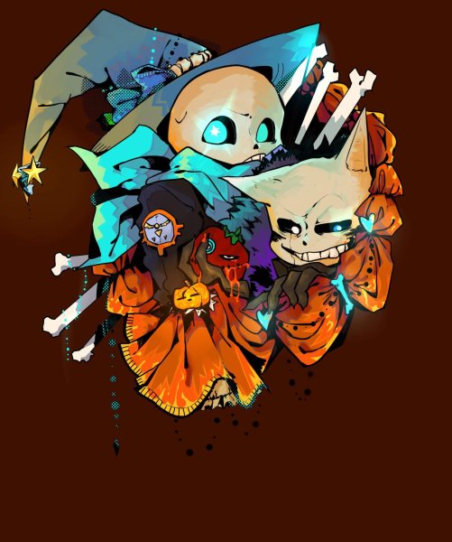 Арт Санса андертейл ау