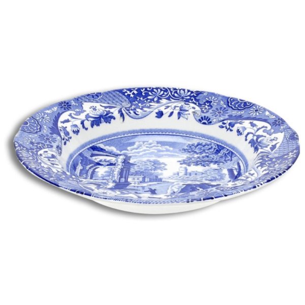 Голубая Италия суповые тарелки