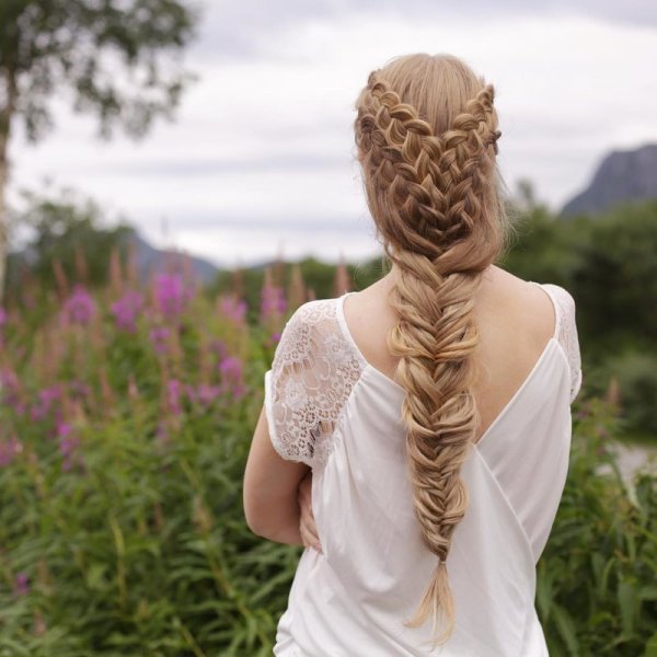 Необычные прически с косичками