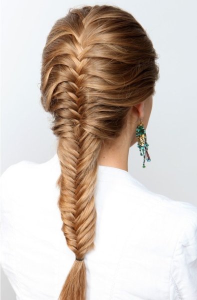 Коса рыбий хвост