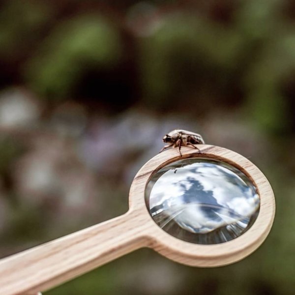 Увеличительное стекло лупа