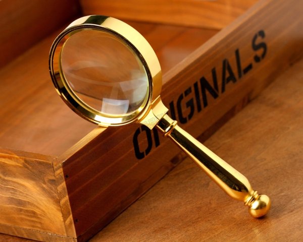 Лупа старинная