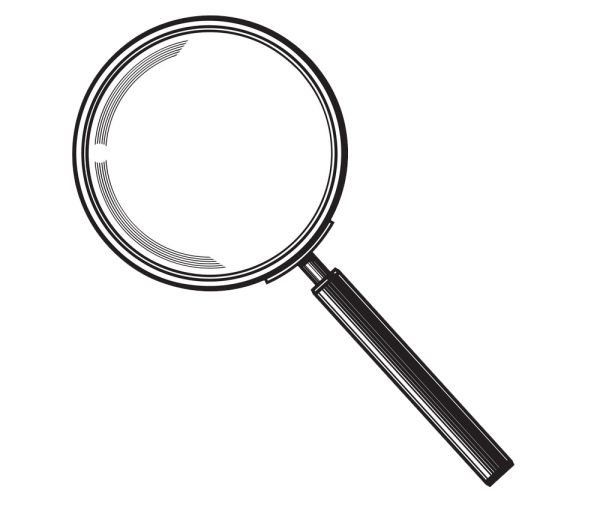 Лупа для презентации без фона