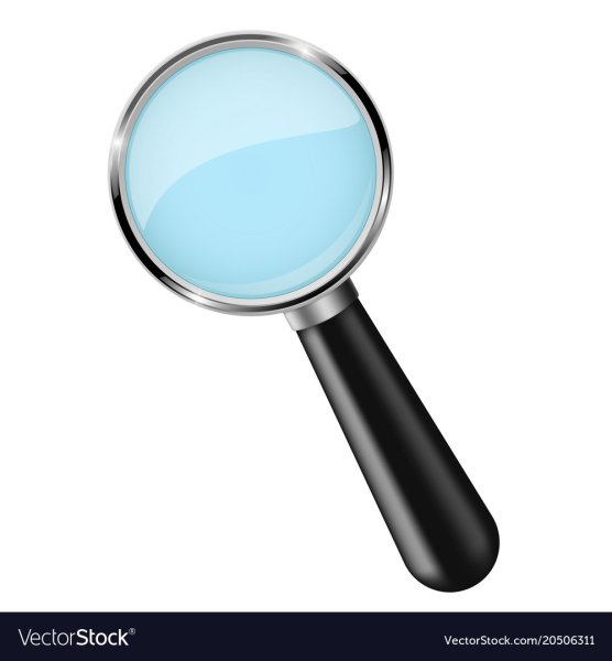 Лупа 3д иконка