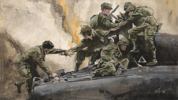 Батальная живопись корейская война