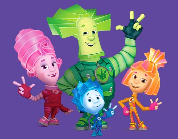 Фиксики Папус с симкой и Ноликом