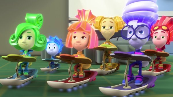 Кадр из мультфильма Фиксики