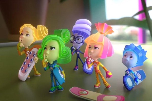 Фиксики Файер Игрек шпуля и Верта