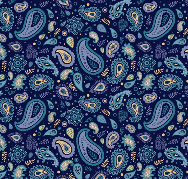 Турецкий огурец узор