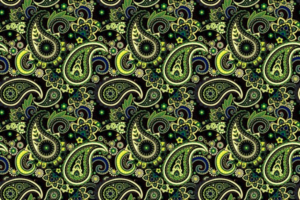 Восточный огурец орнамент