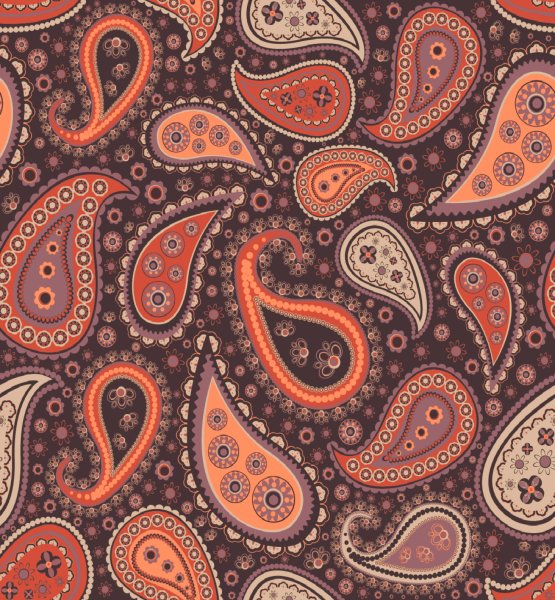 Узора пейсли , индийский Боб, турецкий огурец