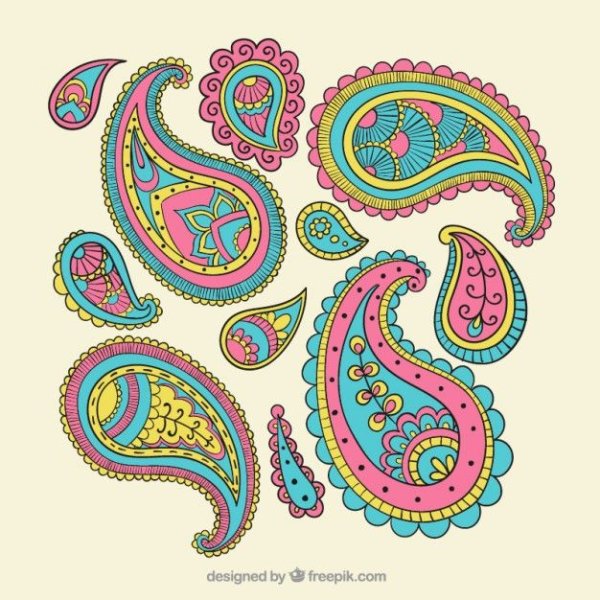 Индийский орнамент Восточный огурец