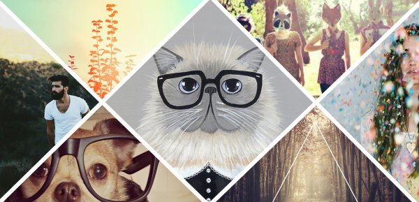 Хипстерские иллюстрации