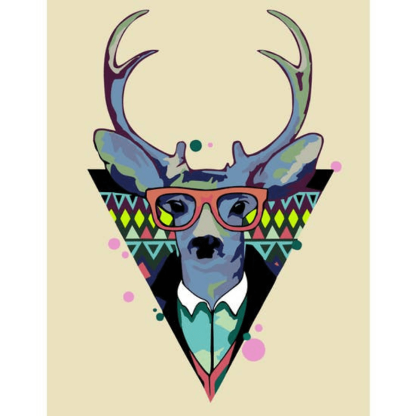 Рисование в стиле хипстер