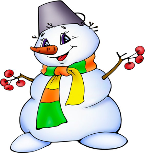 Снеговик мультяшный