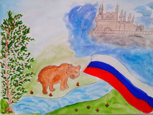 Рисование моя Родина Россия