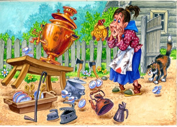 Пазлы Федорино горе