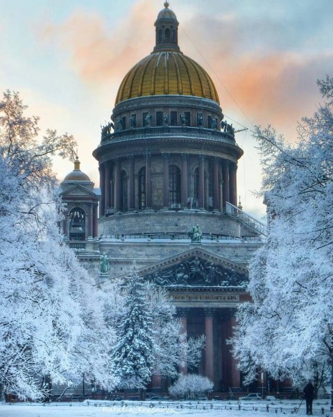 Ночной Петербург Исаакиевский собор