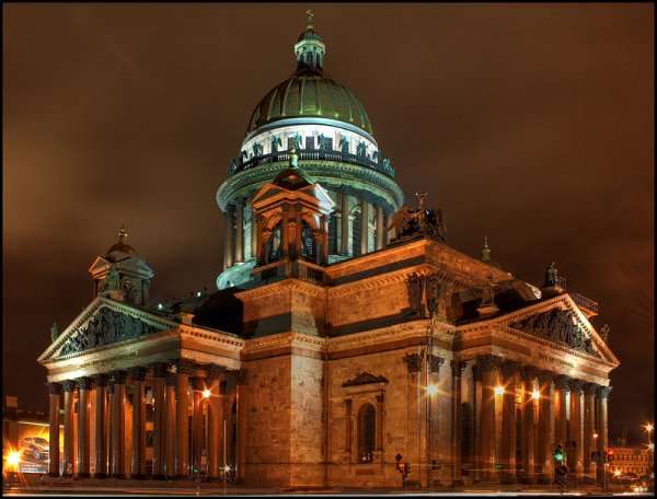 Исаакиевский собор зима