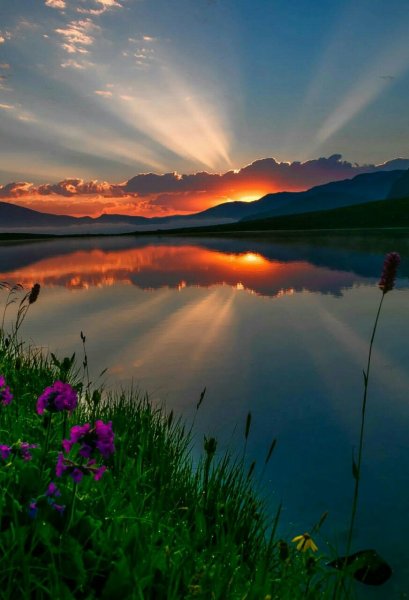 Красивый закат