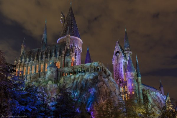 Гарри Поттер новогодний Хогвартс