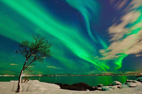 Северное полярное сияние