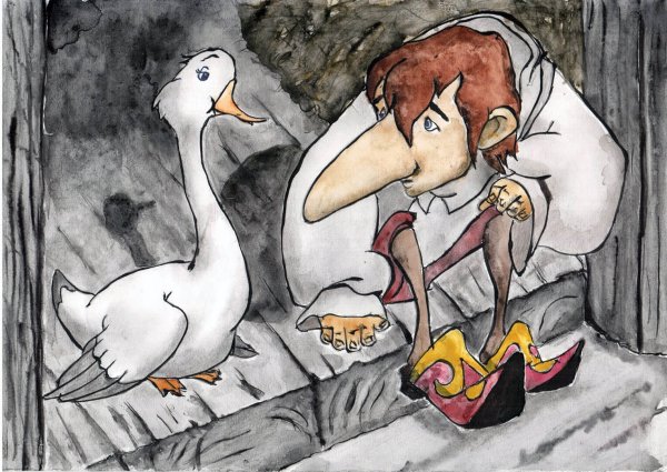 Карлик нос мультфильм 2003 гусыня