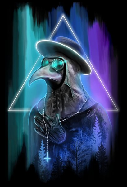 Чумной доктор арт