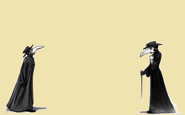 Чумной доктор SCP 049 без маски