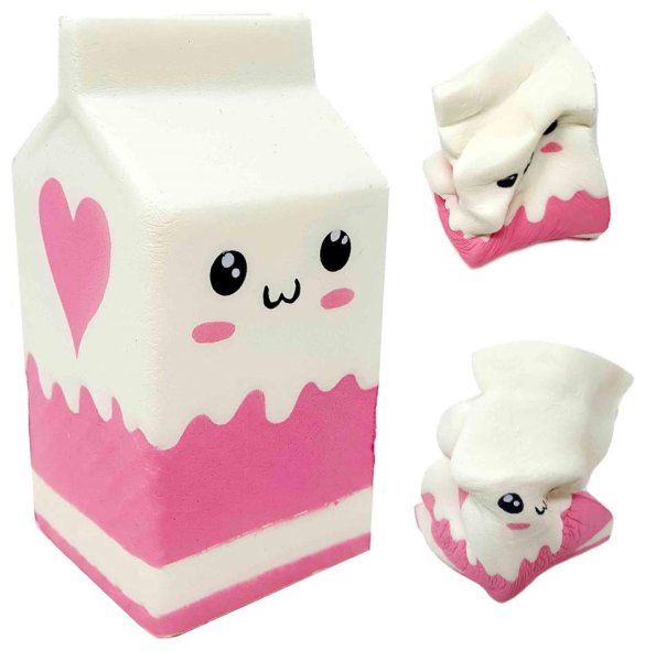 Игрушка-мялка little zu Мими-Мнуши СКВИШИ пакет молока 90074